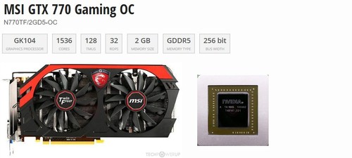Msi nvidia geforce gtx - gtx, 770